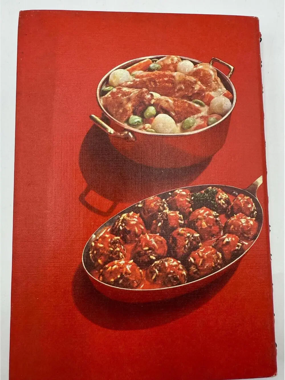 Vintage Campbell's Soup Cookbook: 1960s Recipe Book, Red Kitchen Decor